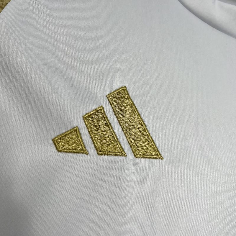 Camisa Al-Nassr III 24/25 Torcedor Masculina - Branco e Dourado