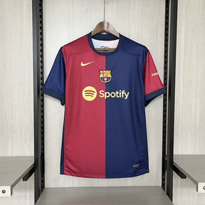 Camisa Barcelona Casa l 24/25 Azul e Vermelho