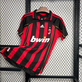 Camisa Milan Retrô 2006/2007 Vermelha e Preta - Adidas