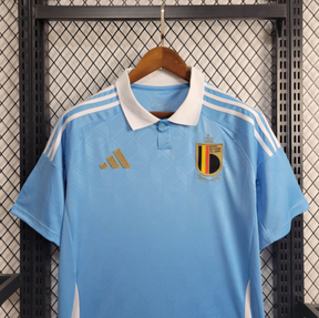 Camisa Bélgica Away 24/25 s/n° Torcedor Adidas Masculino - Azul celeste