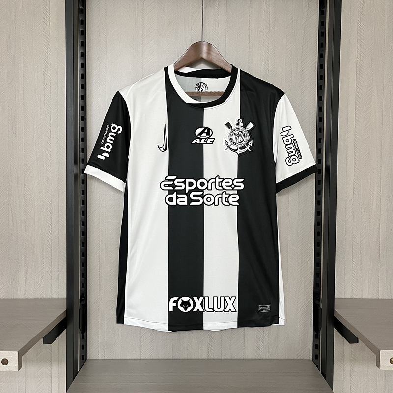 Camisa Nike Corinthians  III 24/25 - Preta e Branca (Porto Feliz e Região)