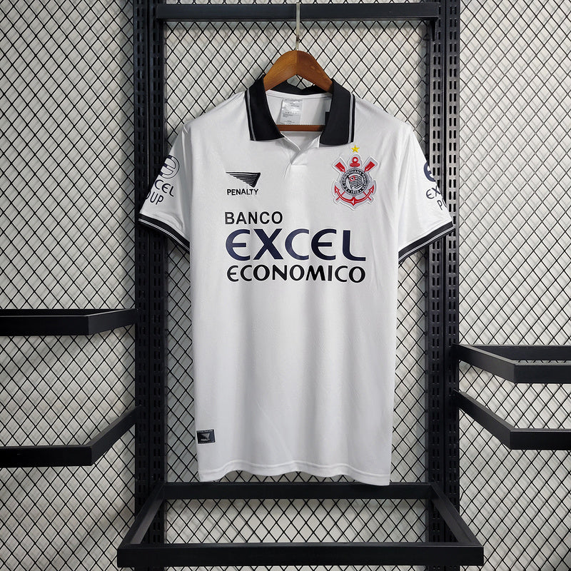 CAMISA RETRÔ CORINTHIANS 1997 BRANCA EXCEL