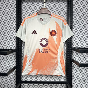 Camisa Roma II 24/25 - Branca e Laranja