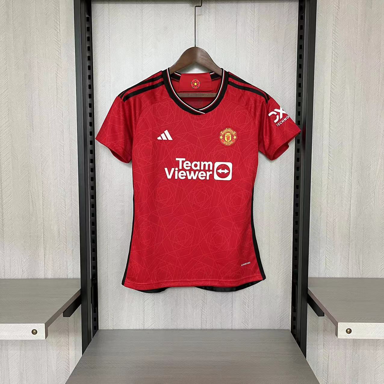 Camisa Manchester United Home 23/24 s/n° Torcedor Feminina