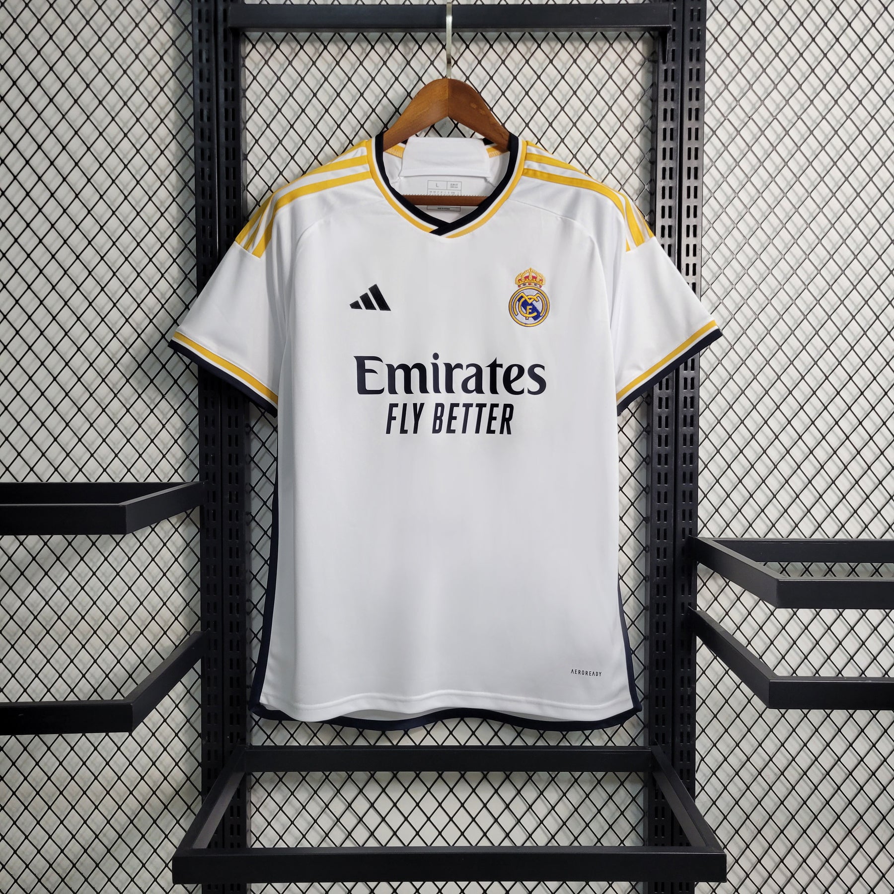 Camisa Real Madrid I 23/24 Adidas - Branca (Porto Feliz e Região)