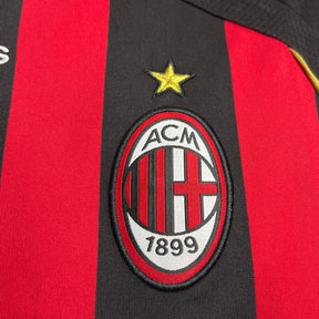 Camisa Milan Retrô 2006/2007 Vermelha e Preta - Adidas