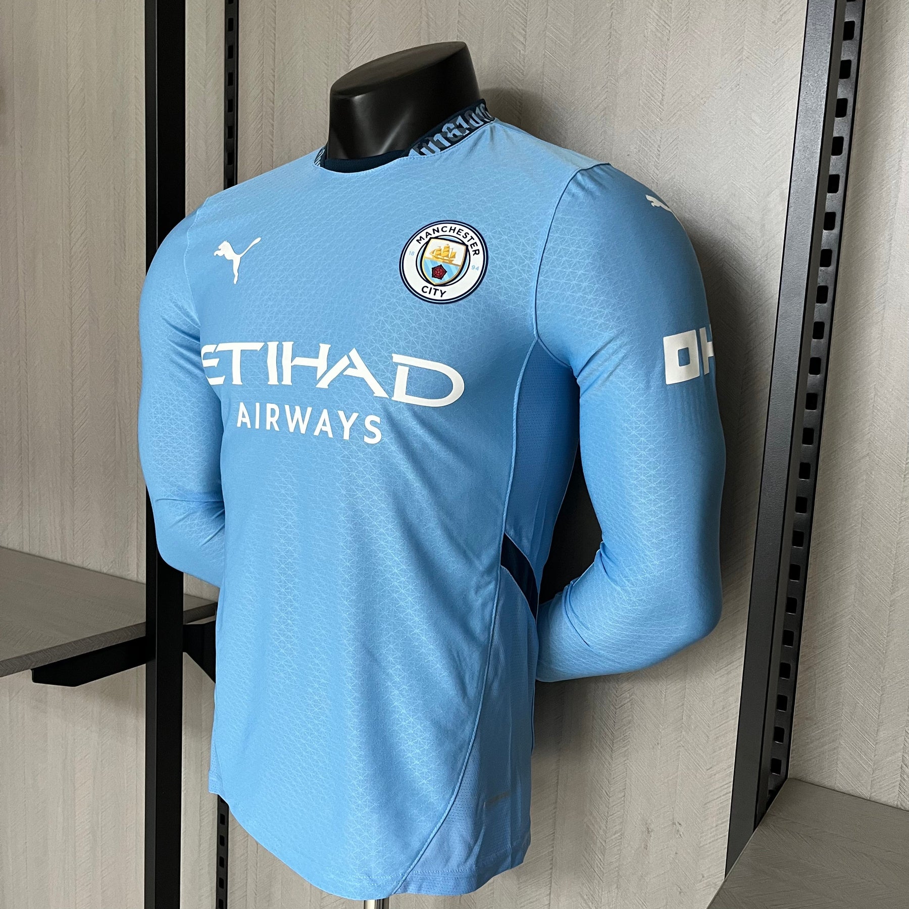 Manga longa Manchester City Home  24/25 Modelo Jogador