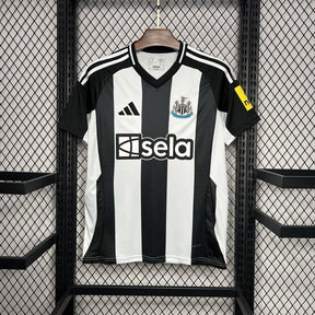 Camisa Newcastle United I 24/25 Branca e Preta