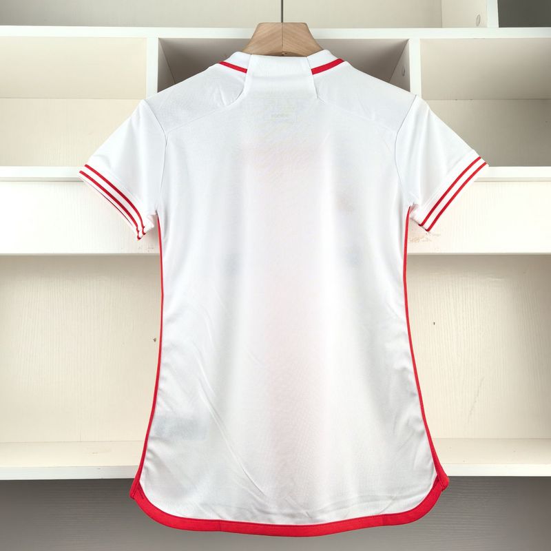 Camisa Internacional II 24/25  Torcedor Adidas Feminina - Vermelho + Branco