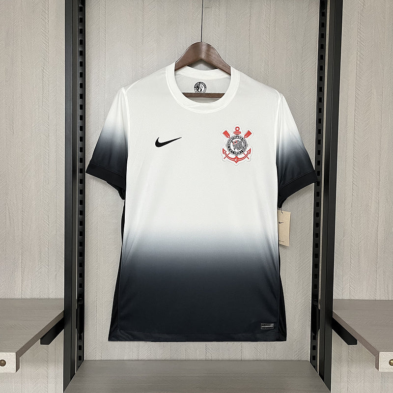 Camisa Nike Corinthians Casa 24/25 - Branca degradê