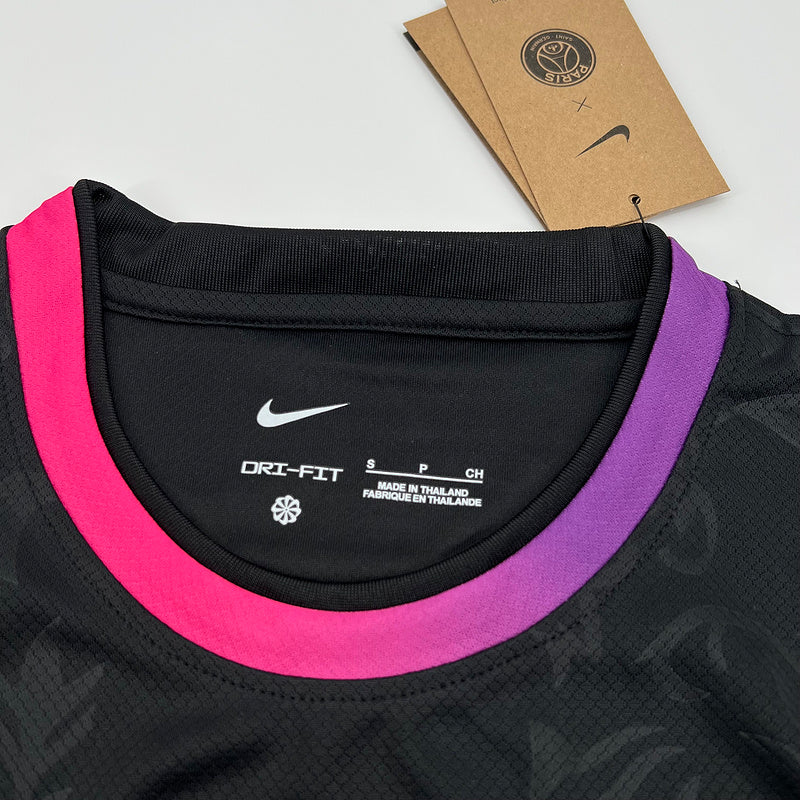 Camisa do  PSG  Especial 24/25 Preta e Rosa