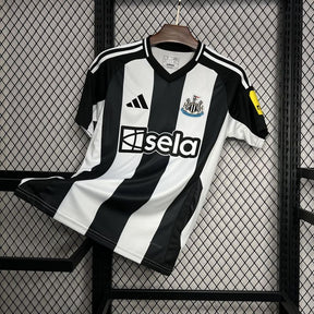 Camisa Newcastle United I 24/25 Branca e Preta