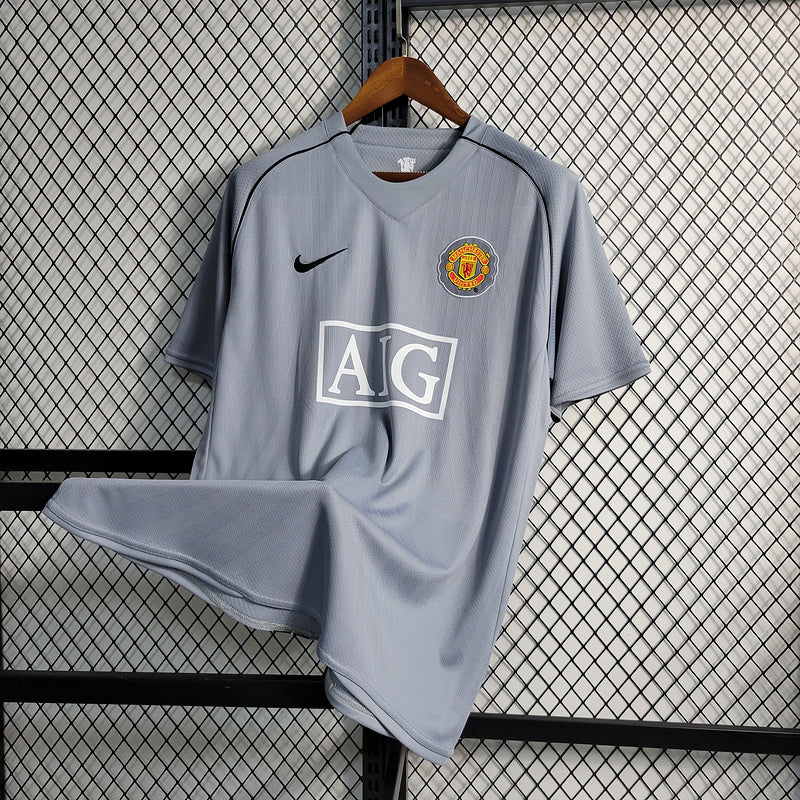 Camisa Manchester United Goleiro Cinza Retrô 07/08