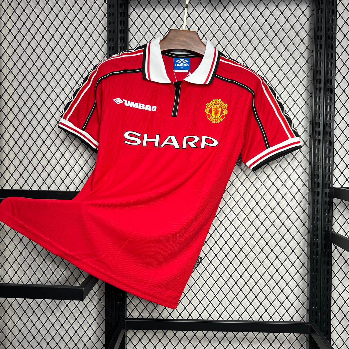 Camisa Retro Manchester United 1998/99 - Vermelho