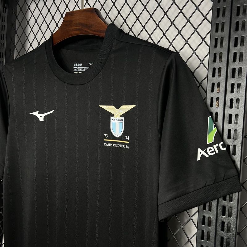 Camisa Lazio  Away 24/25 Mizuno - Preta