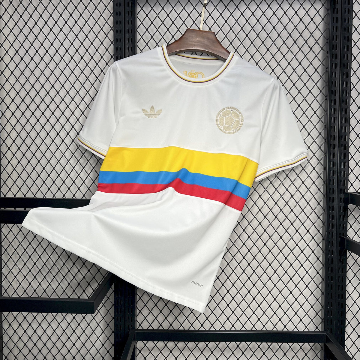 Camisa da Colômbia 24/25 Torcedor Adidas - 100th Anniversary