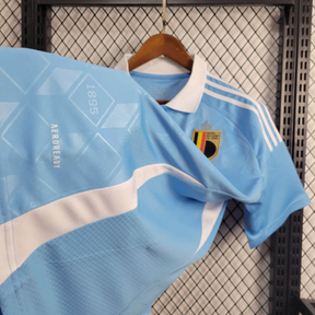 Camisa Bélgica Away 24/25 s/n° Torcedor Adidas Masculino - Azul celeste