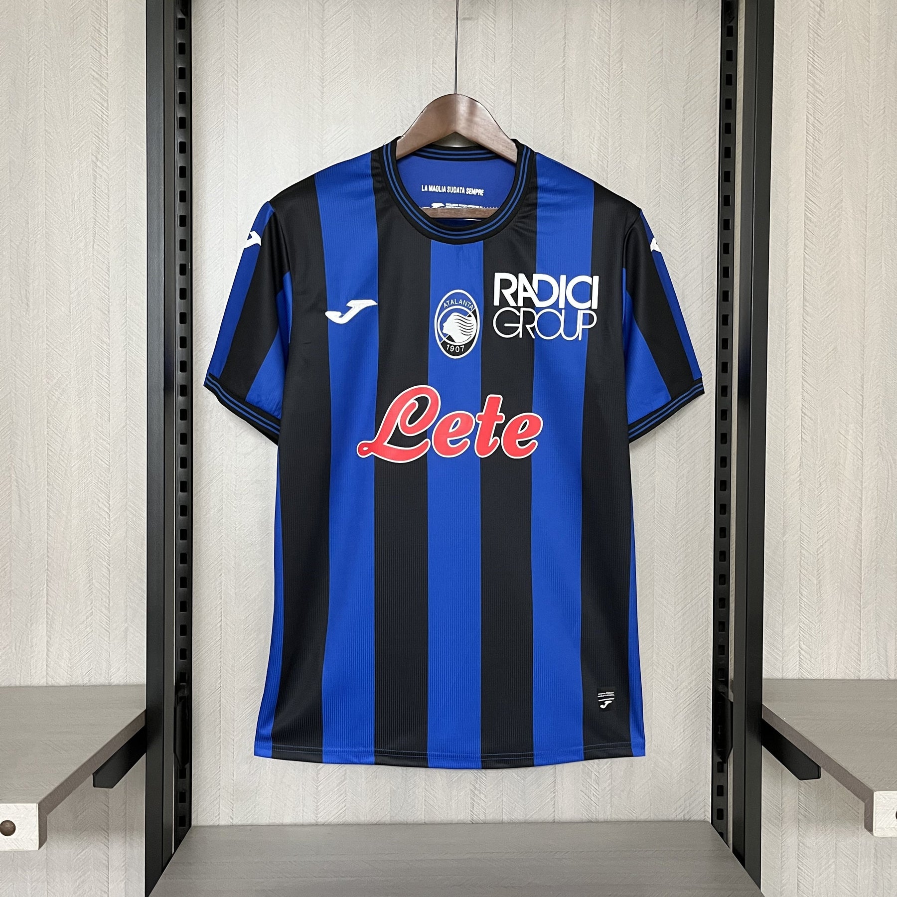 Camisa Atalanta I 24/25 Joma - Azul e Preto