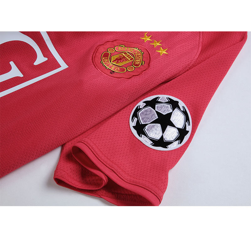 Camisa Manchester United 2007/08 - Retrô Masculino - Vermelho