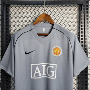 Camisa Manchester United Goleiro Cinza Retrô 07/08