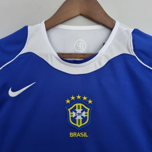 Camisa Brasil Away (2) 2004 Nike Retrô Masculina