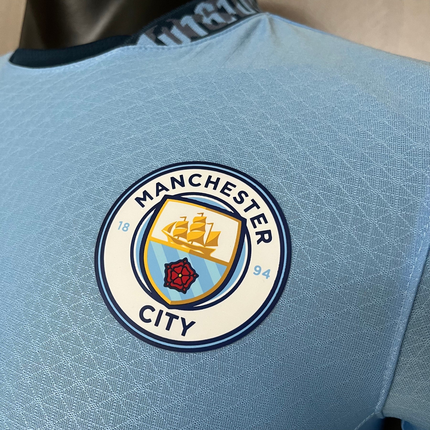 Manga longa Manchester City Home  24/25 Modelo Jogador