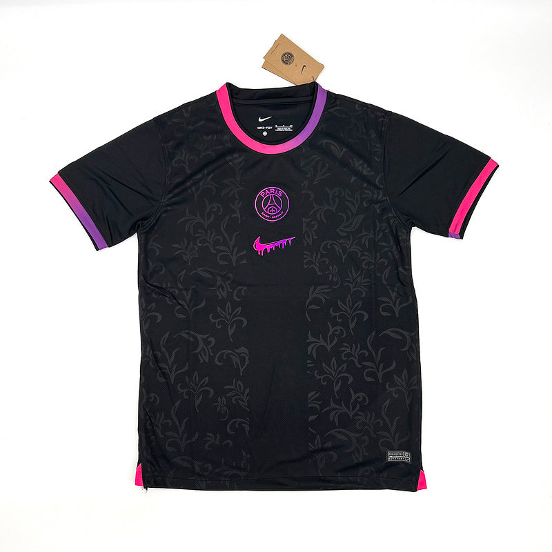 Camisa do  PSG  Especial 24/25 Preta e Rosa