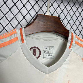 Camisa Roma II 24/25 - Branca e Laranja