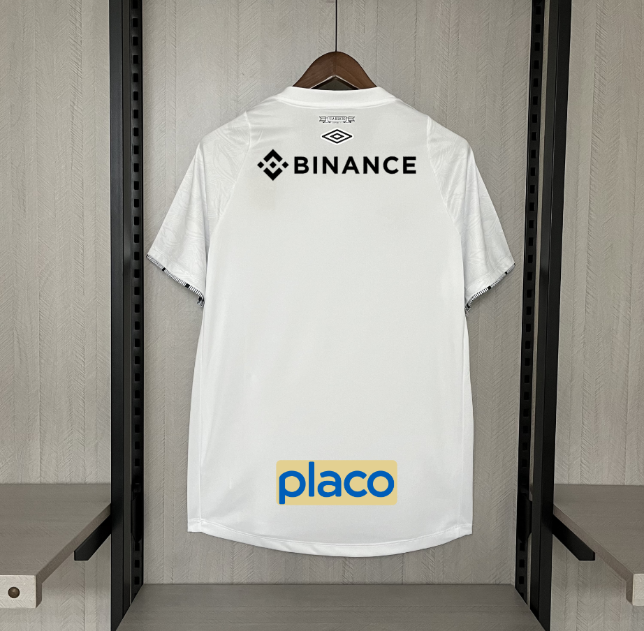 Camisa do Santos I 24/25 branca    (Com todos patrocinadores)