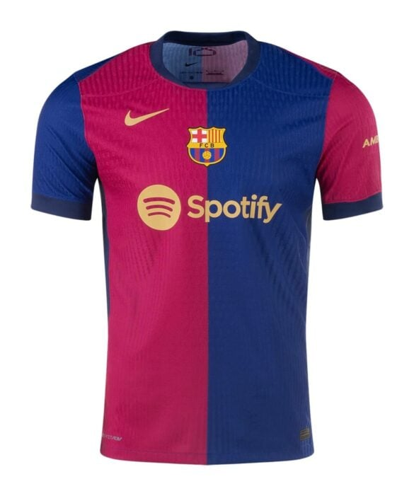 Camisa Barcelona Casa l 24/25 Azul e Vermelho