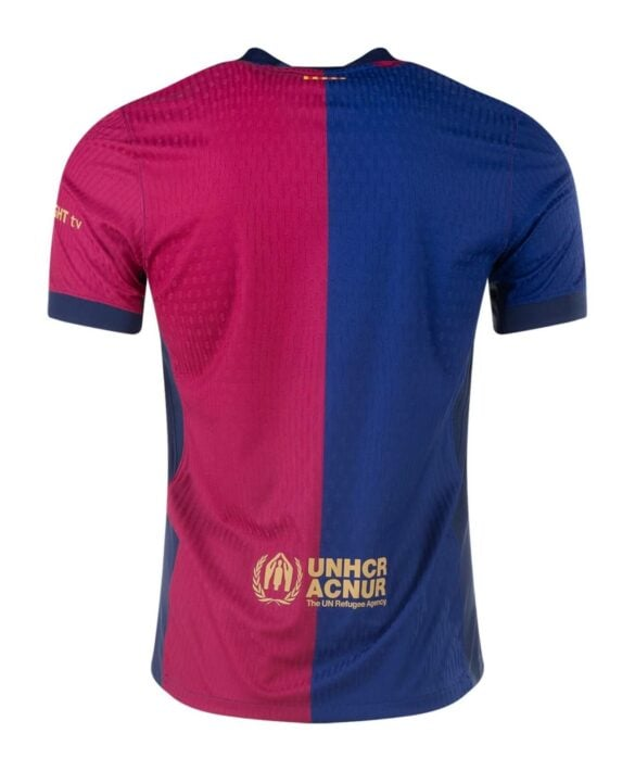 Camisa Barcelona Casa l 24/25 Azul e Vermelho