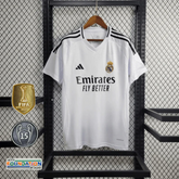 Camisa l Real Madrid  24/25 Adidas C/ Todos patchs UCL 15