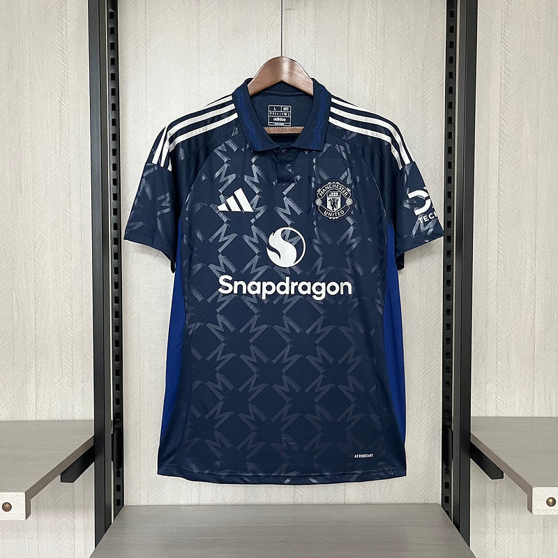 Camisa Manchester United Azul Away II 2024/25 Masculina