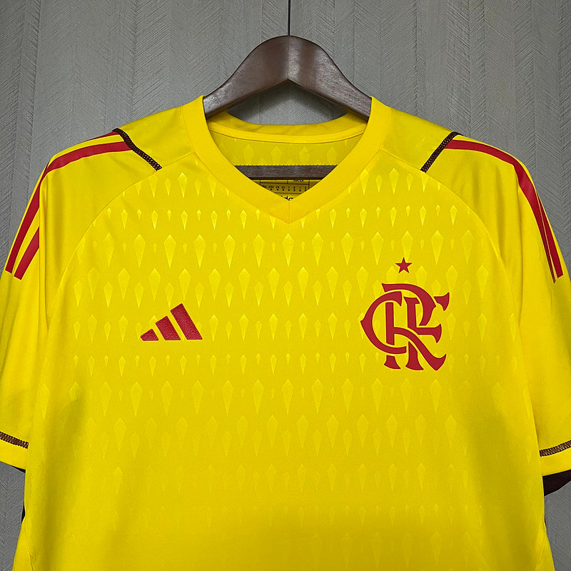 Camisa de Goleiro Flamengo 24/25 - Amarela