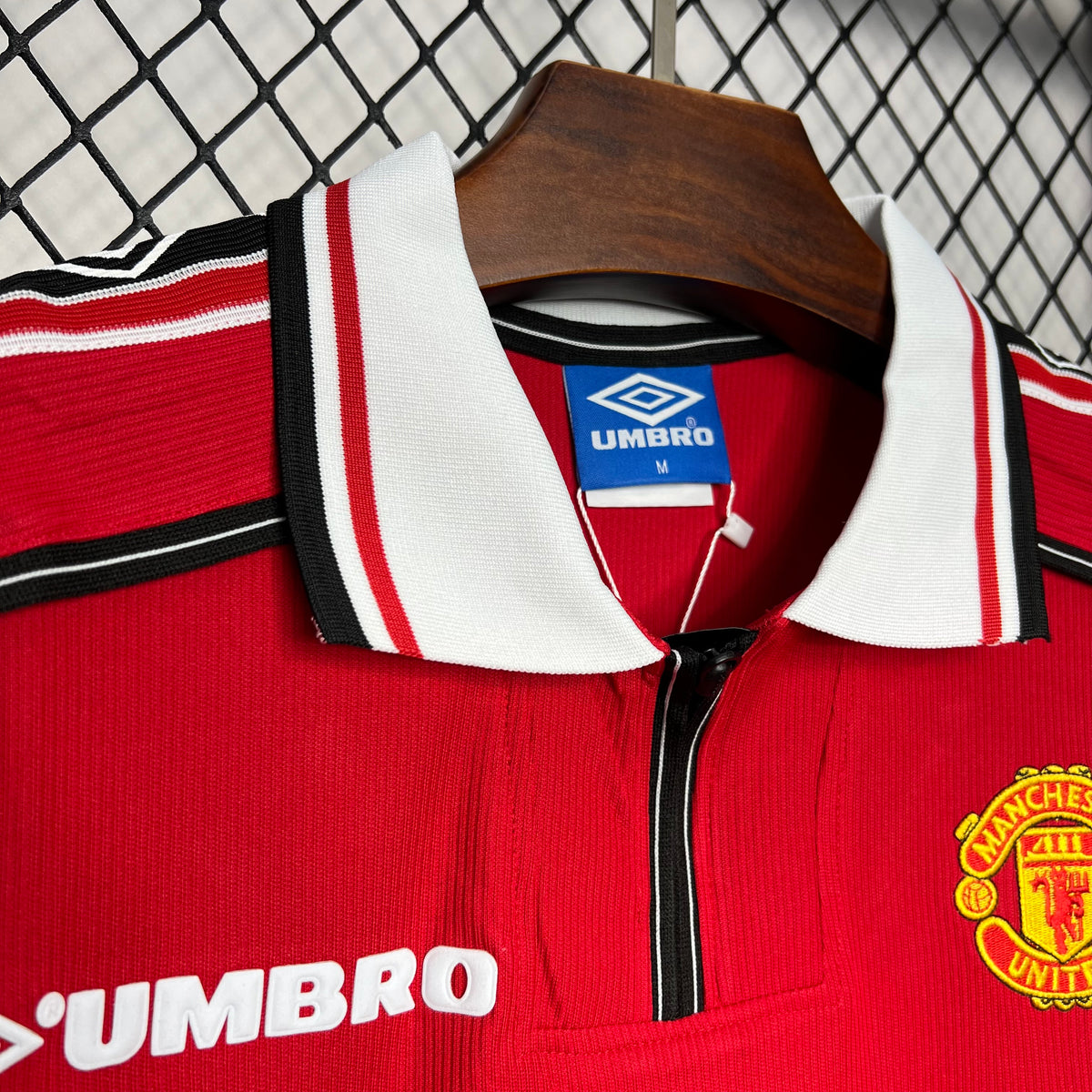 Camisa Retro Manchester United 1998/99 - Vermelho