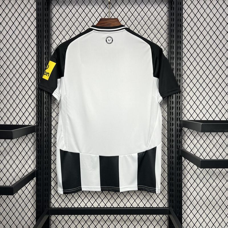 Camisa Newcastle United I 24/25 Branca e Preta