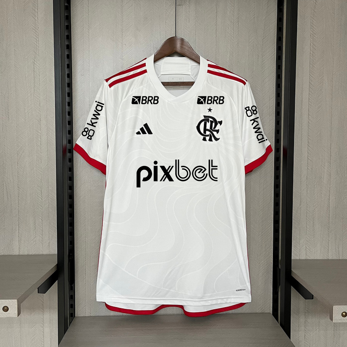 Camisa Adidas Flamengo II 2024 Com Patrocínio