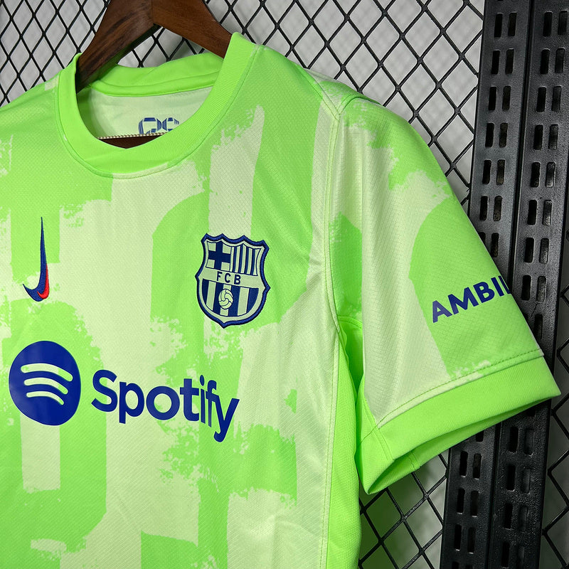 Camisa Barcelona III 24/25 - Torcedor Nike Masculina - Verde