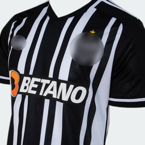 Camisa 1 Atlético MG 23/24 Adidas - Preto e Branco