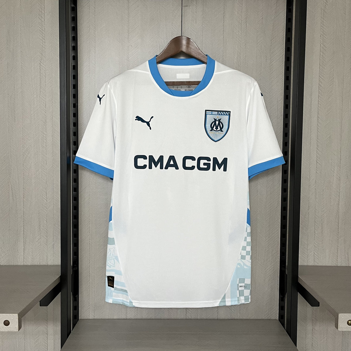 Camisa Olympique Marseille Home I 24/25 Masculina Branca