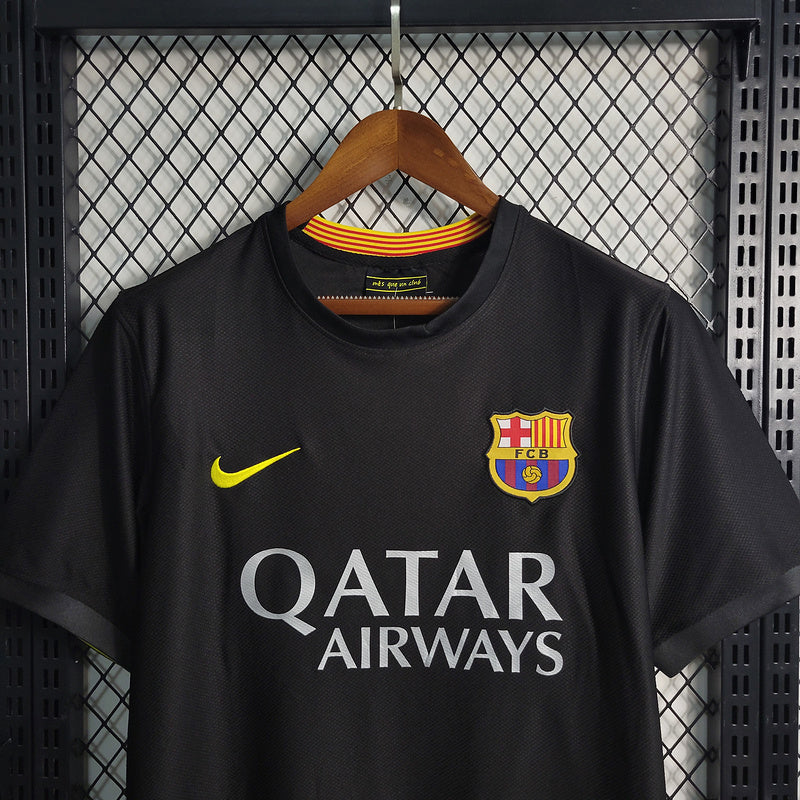 Camisa Retrô Barcelona Third Away 13/14 - Preto