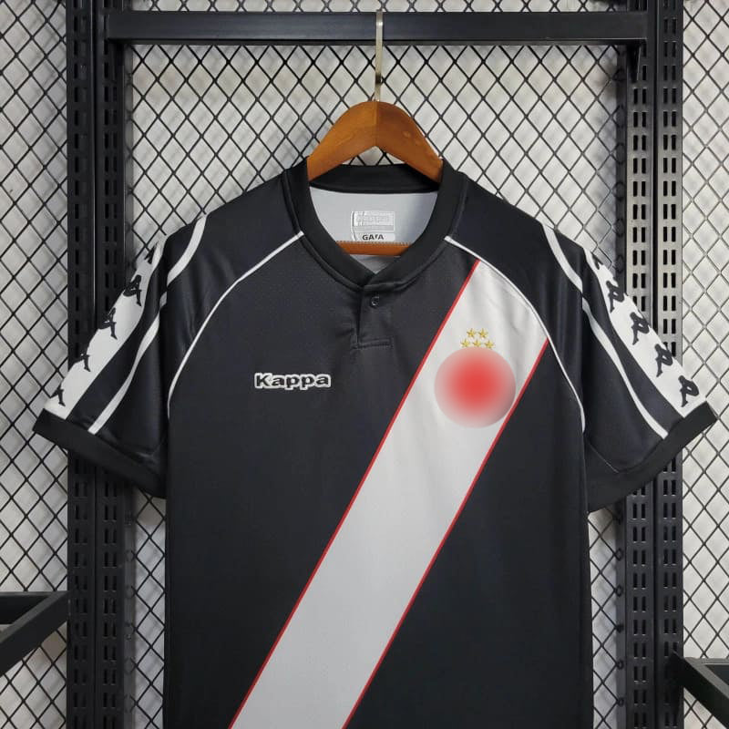 Camisa Vasco Edição Especial 24/25 Kappa Masculina - Preto+Branco