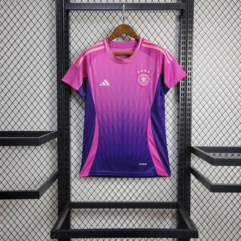 Camisa Alemanha 24/25 s/n° Torcedor Adidas Feminina - Roxo e Rosa