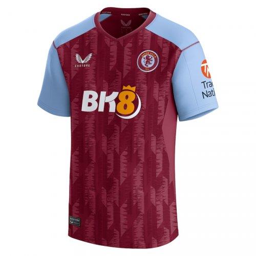 Camisa Aston Villa I 23/24 - Azul e Vermelho