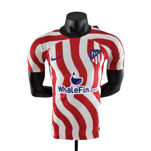 Camisa Atlético de Madrid I 22/23 Vermelha e Branca - Nike - Masculino Jogador