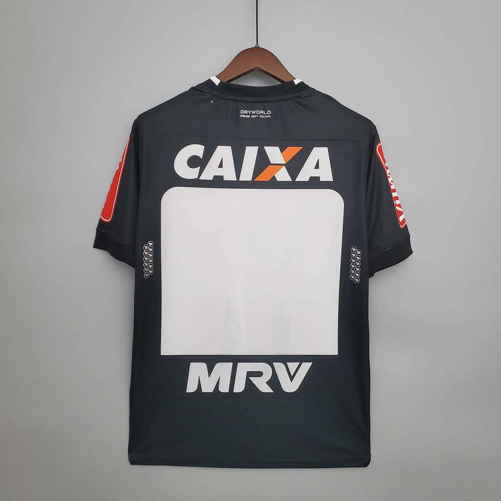 Camisa Atlético MG Retrô 20162017 Preta e Branca - Dry World