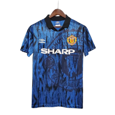 Camisa Manchester United Retro 1992/93 II Azul Umbro