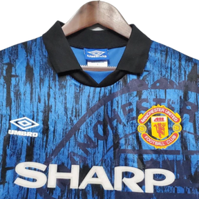 Camisa Manchester United Retro 1992/93 II Azul Umbro