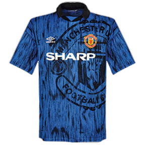 Camisa Manchester United Retro 1992/93 II Azul Umbro