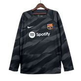 Camisa Barcelona - 23/24 - Manga Longa - Preto